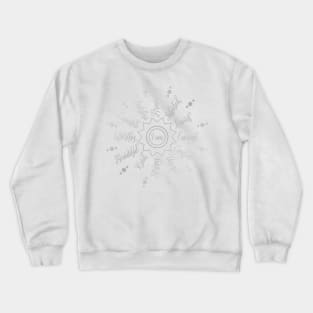 I am Positive Self Love Affirmations in Silver Gradient Crewneck Sweatshirt